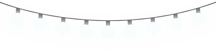 White String Lights Decoration